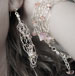 Amethyst Stone Silver Bracelet and Earrings