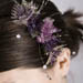 Coloured Wire Hair Slide with Swarovski Crystals